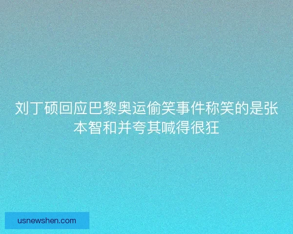 刘丁硕回应巴黎奥运偷笑事件称笑的是张本智和并夸其喊得很狂